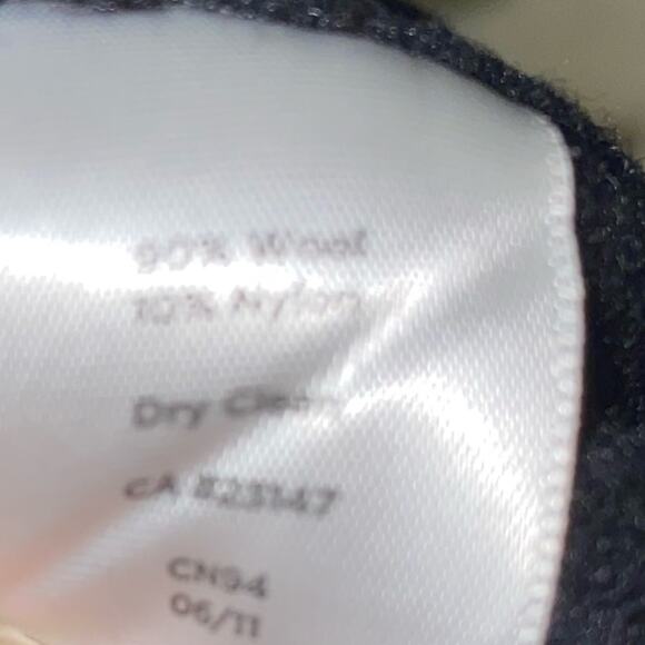 Talbots wool sleeveless colorblock dress with back invisible zipper size 12 - Picture 5 of 5